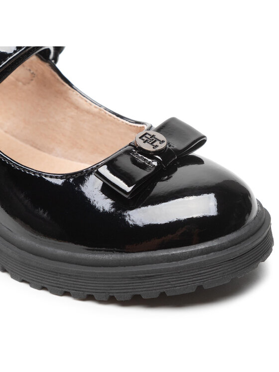 Tommy Hilfiger Półbuty Tommy Hilfiger Ballerina T3A3-32580-0774 M Czarny