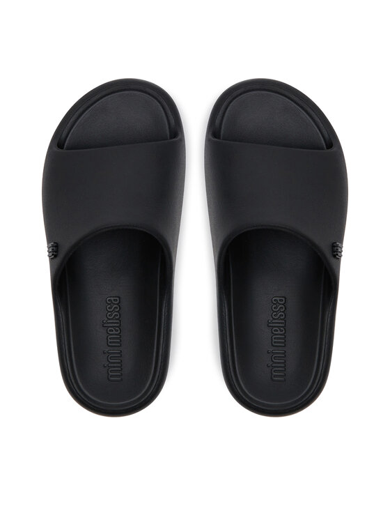 Melissa Шльопанці Melissa Mini Melissa Free Print Slide Inf 35936 Чорний