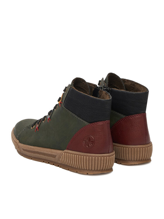 Rieker Botines planos Rieker N0711-54 Verde