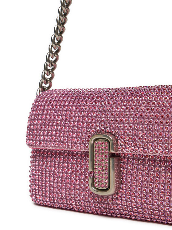 Marc Jacobs Сумка Marc Jacobs The Rhinestone J Marc Mini Shoulder Bag H912M06RE22 Рожевий