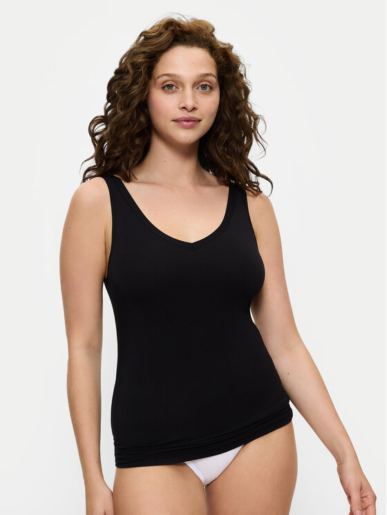Triumph Triumph Топ Sense Of Modal 10224796 Чорний Slim Fit