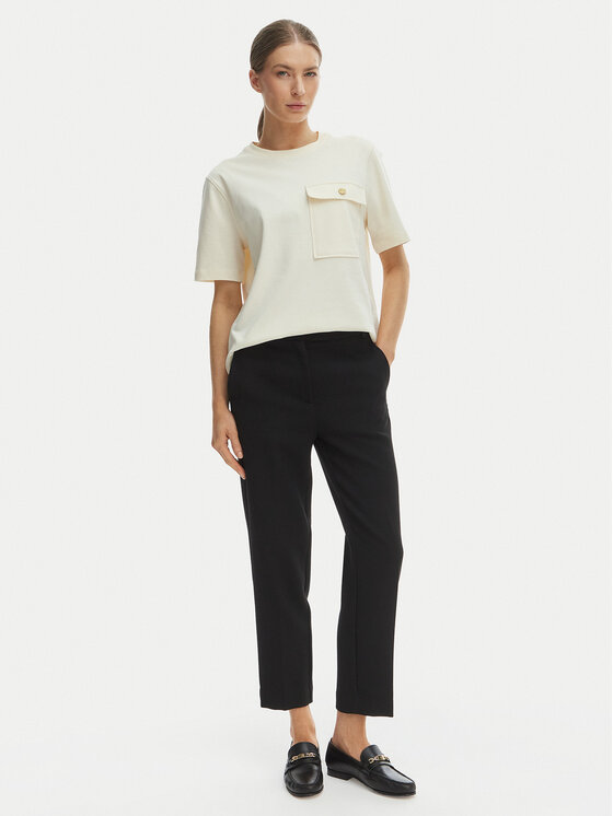 Tommy Hilfiger Tommy Hilfiger Camiseta WW0WW49249 Beis Relaxed Fit