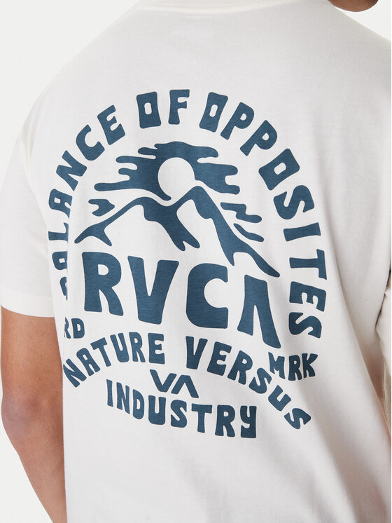 RVCA RVCA Camiseta EVYZT00297 Écru Regular Fit