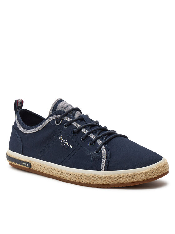 Pepe Jeans Espadrilky Pepe Jeans Samoa Smart PMS10321 Tmavomodrá