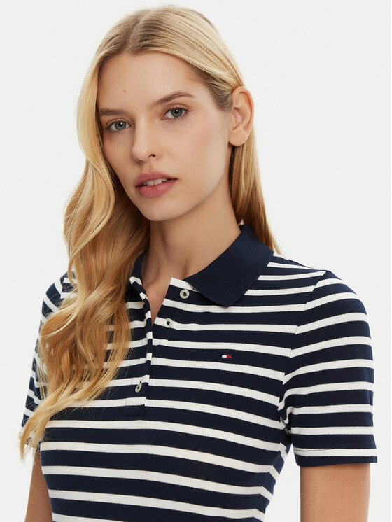 Tommy Hilfiger Tommy Hilfiger Polo 1985 WW0WW43225 Blu scuro Slim Fit