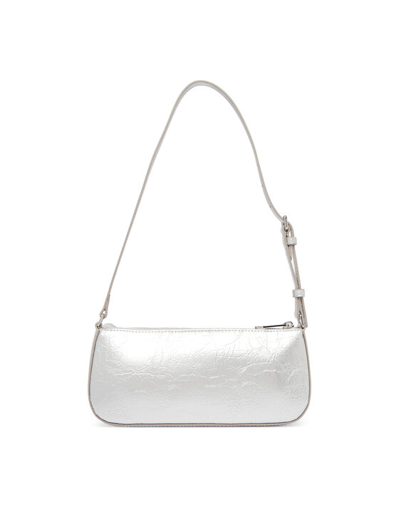 Tommy Jeans Borsetta Tommy Jeans Tjw Must Metallic Shoulder Bag AW0AW18457 Argento