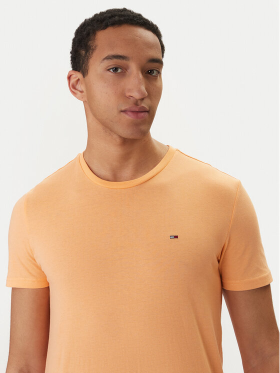 Tommy Jeans Tommy Jeans Camiseta DM0DM20363 Naranja Slim Fit