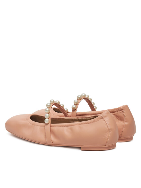 Stuart Weitzman Балетки Stuart Weitzman Goldie Ballet SF896 Бежевий