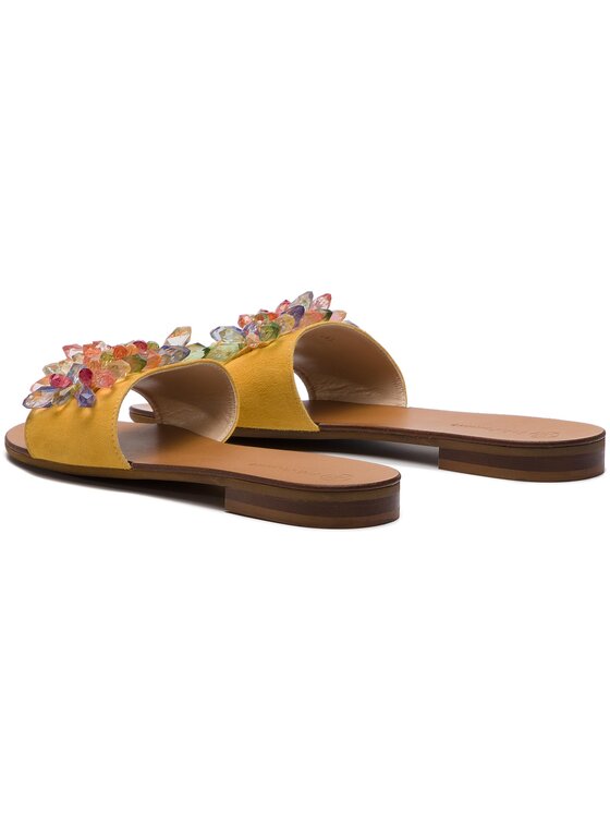 Solo Femme Şlapi Solo Femme 72904-01-G22/000-06-00 Galben