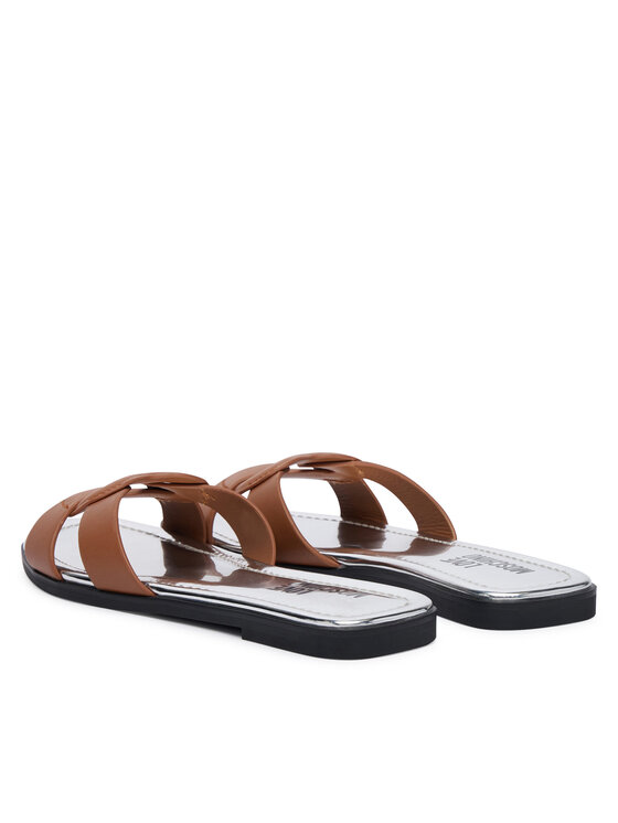 LOVE MOSCHINO Шльопанці LOVE MOSCHINO JA28092G0OIAX200 Коричневий