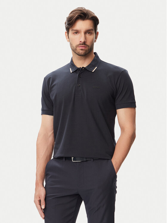 BOSS BOSS Polo majica Swing Paddy 50564779 Mornarsko modra Regular Fit