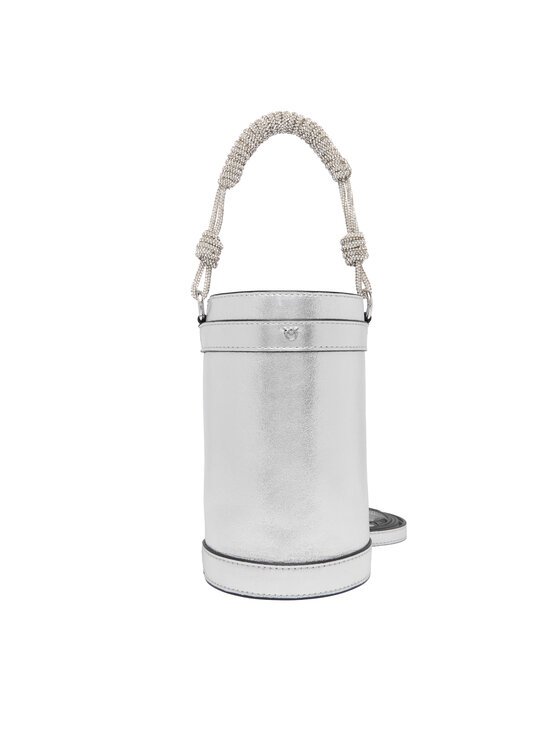 PINKO Сумка PINKO Mini Bucket Manico 25-26 PLTT 105910 Срібний
