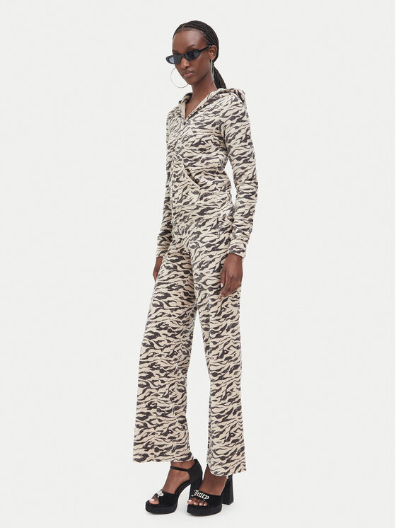 Juicy Couture Juicy Couture Παντελόνι φόρμας JCDBJ126962A Μπεζ Regular Fit