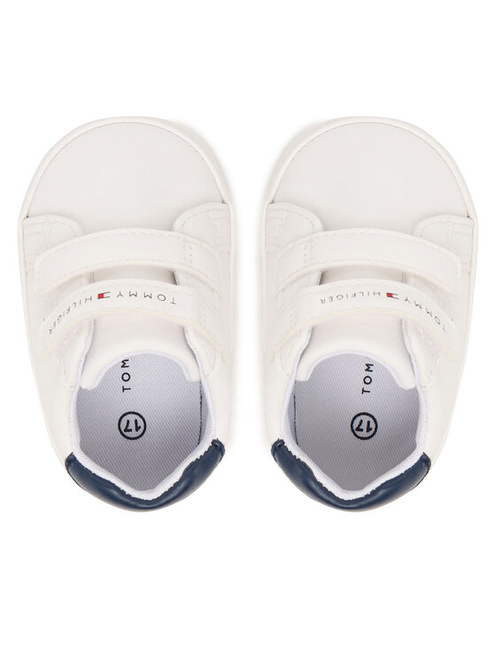 Tommy Hilfiger Tenisice Tommy Hilfiger Low Cut Velcro T0B9-34328-1582 Bijela