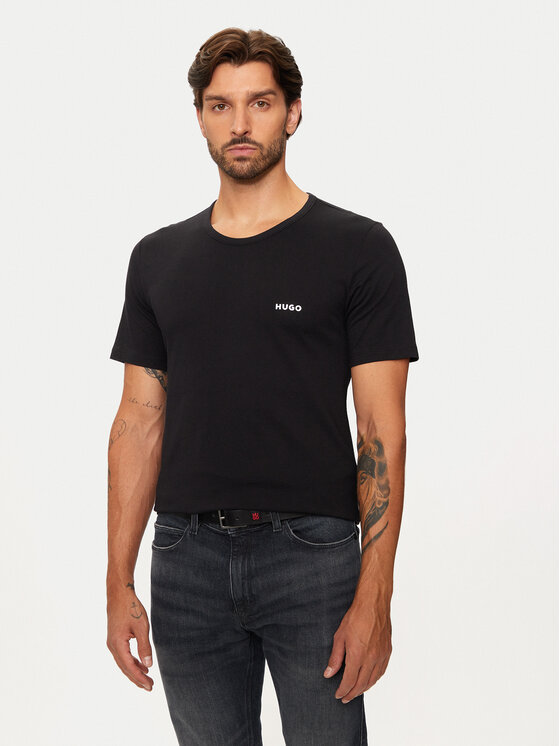 HUGO HUGO Marškinėlių komplektas 50480088 Juoda Regular Fit