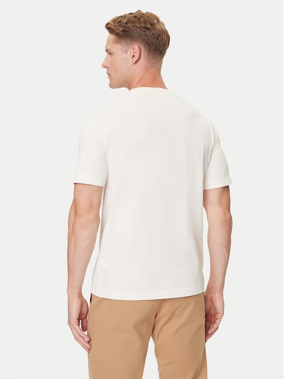 Gant Gant Camiseta 2003342 Écru Regular Fit
