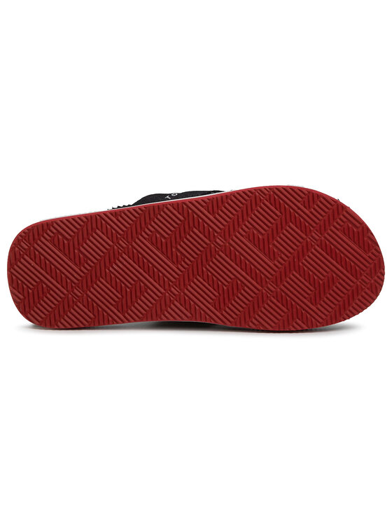 Tommy Hilfiger Žabky Tommy Hilfiger Massage Footbed Th Beach Sandal FM0FM02695 Tmavomodrá