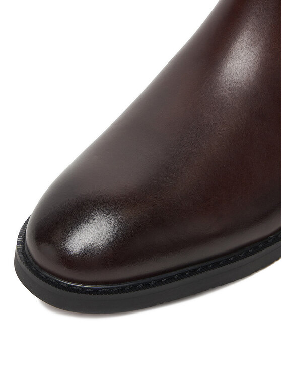 GINO ROSSI Kotníková obuv s elastickým prvkem Gino Rossi CEO-DANTE-07 125AM Hnědá