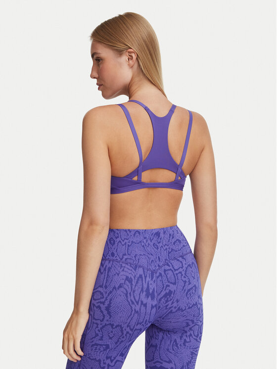 adidas adidas Αθλητικό σουτιέν Optime Workout Strappy Light Support Bra KS6041 Μωβ