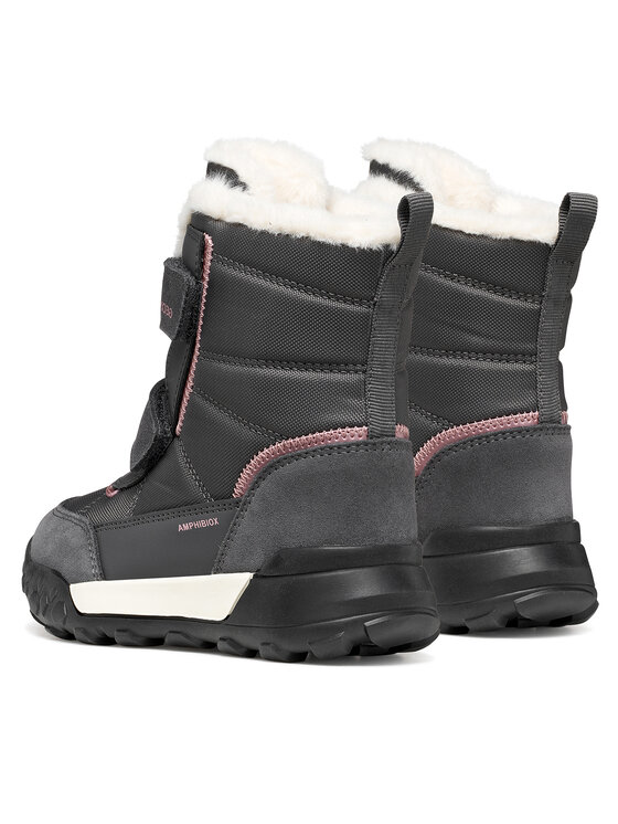 Geox Μπότες Χιονιού Geox J Trekkyup Girl B Abx J46M7E 08V22 C1377 S Σκούρο γκρι
