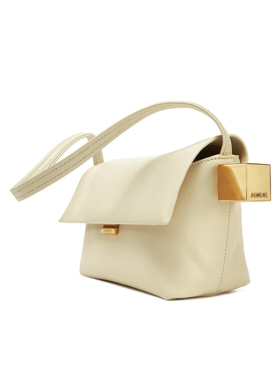 JACQUEMUS Kabelka JACQUEMUS Le Rond Carre 24H243BA383-3171 Écru