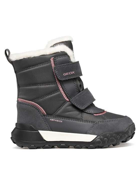 Geox Cizme de zăpadă Geox J Trekkyup Girl B Abx J46M7E 08V22 C1377 M Gri închis