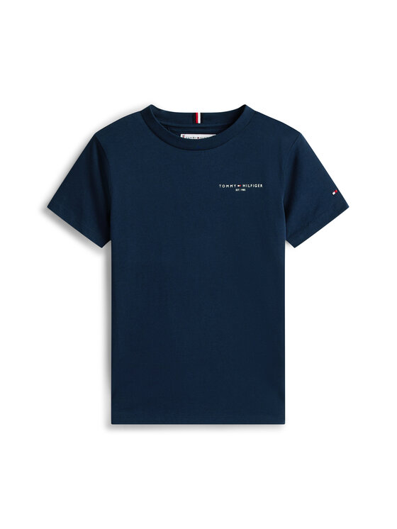 Tommy Hilfiger Tommy Hilfiger Camiseta Mini Corp KS0KS00661 Azul marino Regular Fit