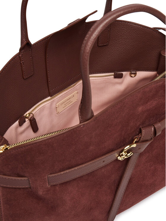 Coccinelle Сумка Coccinelle TLB Coccinellesabine Suede Bi E1 TLB 18 01 01 Бордовий