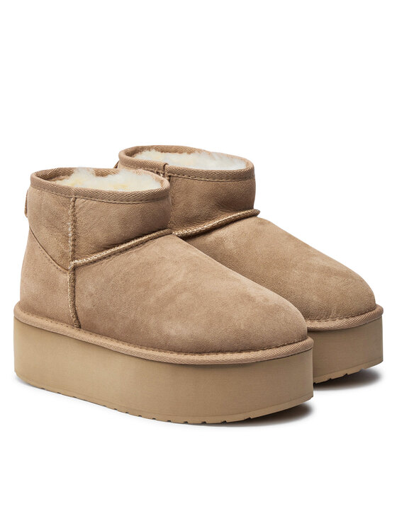 EMU Australia Cizme de zăpadă EMU Australia Stinger Micro Flatform W13082 Bej