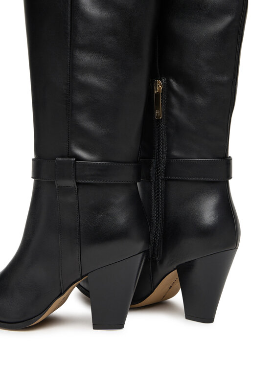 Tommy Hilfiger Zābaki Tommy Hilfiger T-Strap Pointy FW0FW08982 Melns