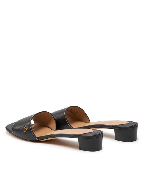 LAUREN RALPH LAUREN Чехли Lauren Ralph Lauren 802925259001 Черен