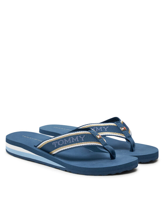 Tommy Hilfiger Σαγιονάρες Tommy Hilfiger Im Hilfiger Beach Sandal FW0FW08015 Μπλε