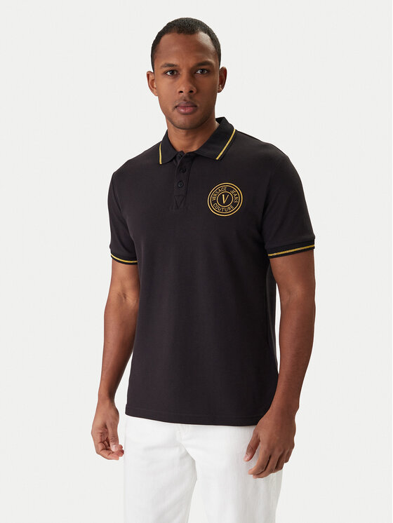 Versace Jeans Couture Versace Jeans Couture Polo 80GAGT03 CJ01T Negro Regular Fit