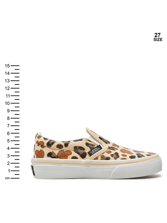 Vans Tenisówki Vans Classic Slip-On Glitter VN000CYGBF21 Beżowy