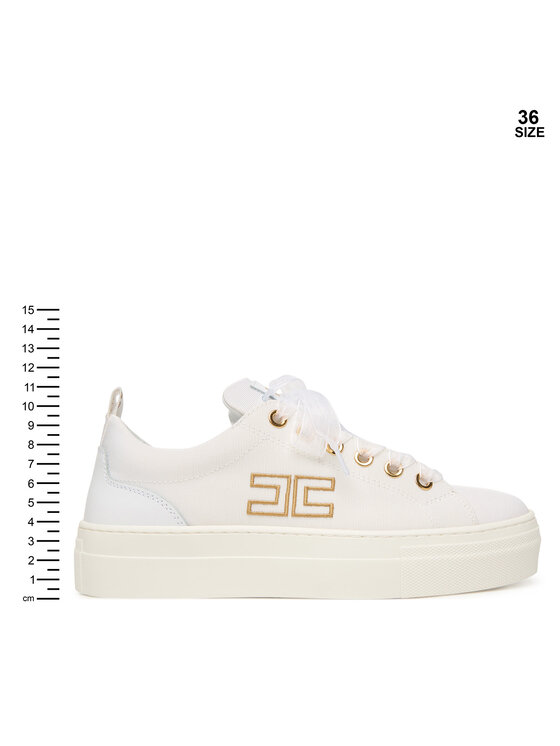 Elisabetta Franchi Laisvalaikio batai Elisabetta Franchi F4A9-E0528-1256 D Balta
