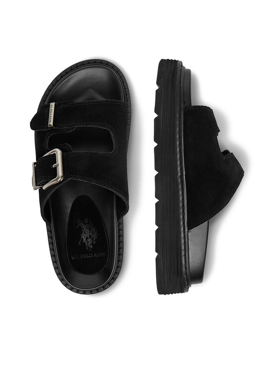 U.S. Polo Assn. Шльопанці U.S. Polo Assn. EO-TANIA001W/6S1 Чорний