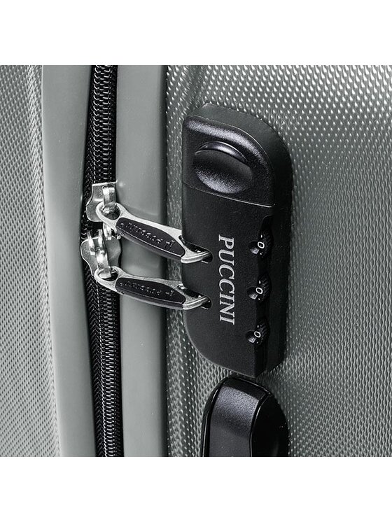 Puccini Valigia da cabina Puccini ABS02 C Grey/Anthracite 8 Grigio