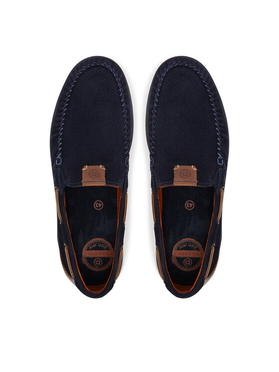 Bugatti Mokasíny Bugatti 321-ARU61-1400 Tmavomodrá