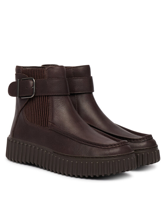 Clarks Боти Clarks Torhill Buckle 26327987 Кафяв