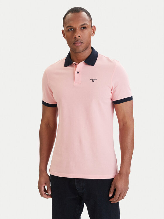 Barbour Barbour Polo Lynmouth MML1449PI95 Rosa claro Regular Fit