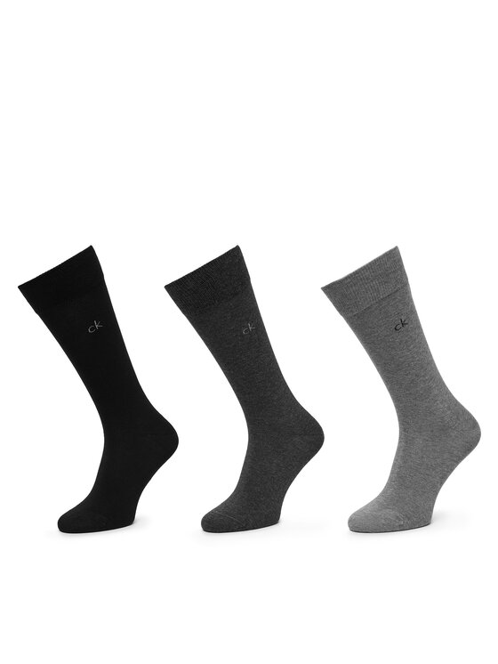 Calvin Klein Dlhé ponožky Calvin Klein 701234208 Sivá