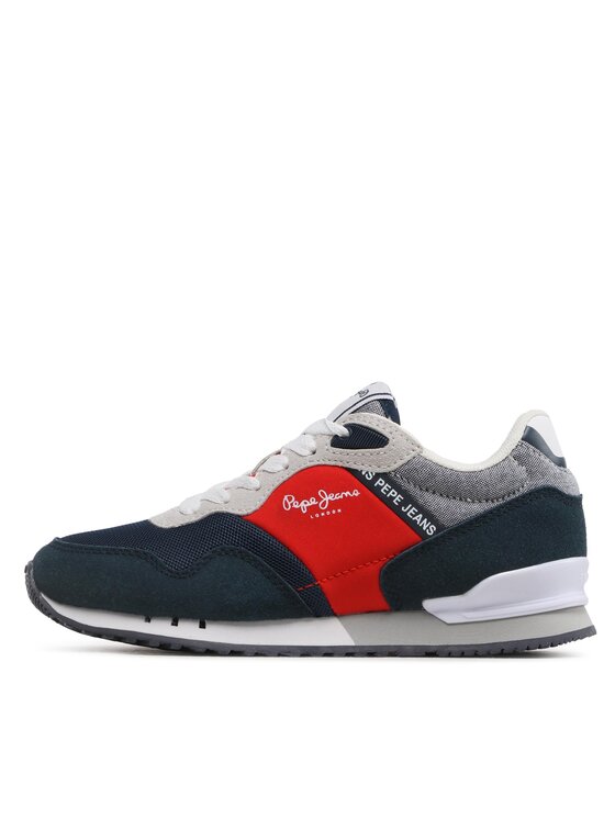 Pepe Jeans Снікерcи Pepe Jeans London B Brighton PBS30552 Cиній