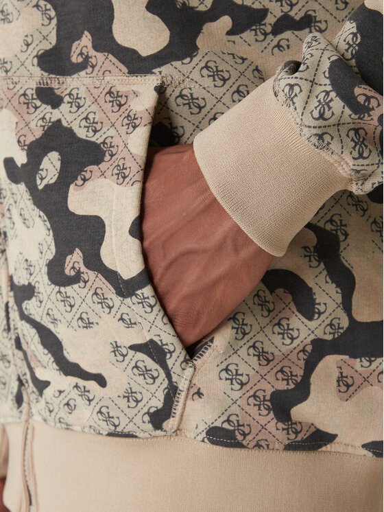 Guess Guess Sudadera Z6RQ04 K9YI1 Beis Regular Fit