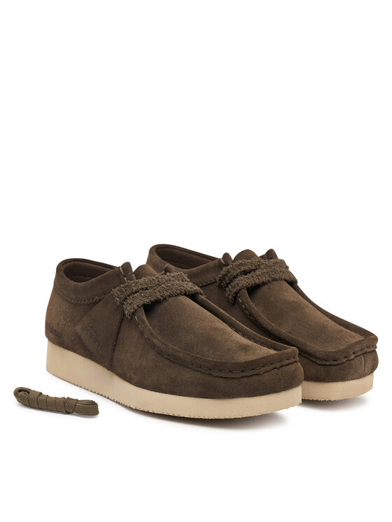 Clarks Туфлі Clarks Wallabee Lite. 26329403 Зелений