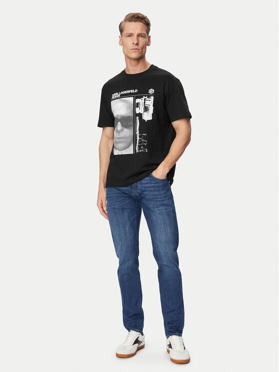 Karl Lagerfeld Jeans Karl Lagerfeld Jeans Camiseta B2M17067 Negro Regular Fit
