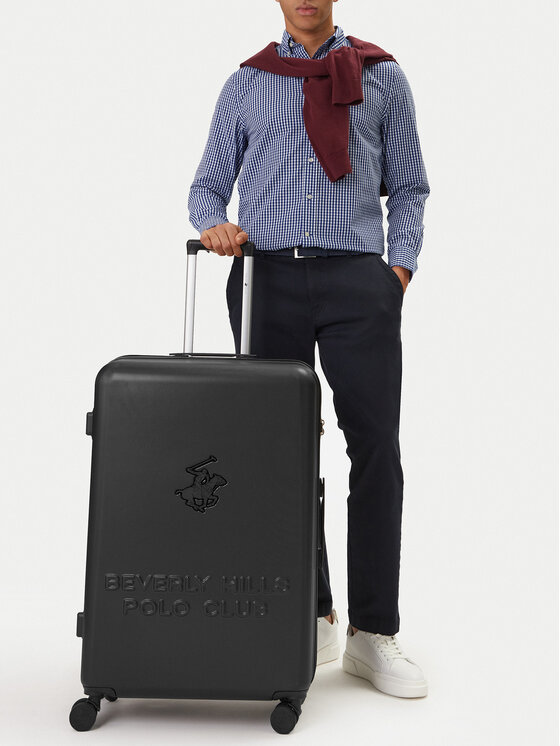 Beverly Hills Polo Club Μεγάλη Βαλίτσα Beverly Hills Polo Club CEO-BHPC-L-003-08-BLACK Μαύρο