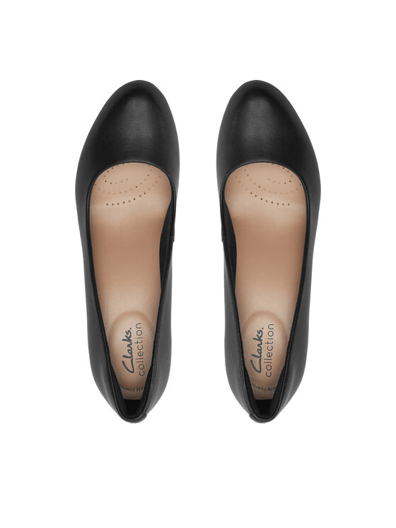 Clarks Туфлі Clarks Adriel Viola 261293594 Чорний