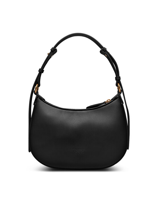 PINKO Ročna torba Pinko Half Moon Mini Fl . PE 24 PLTT 102790 A0F1 Črna