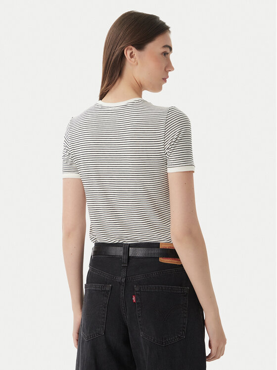 ONLY ONLY Camiseta Tine 15315406 Negro Regular Fit