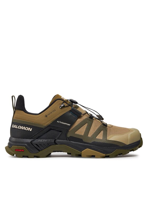 Salomon Sneakersy Salomon X Ultra 4 GORE-TEX L47452900 Khaki
